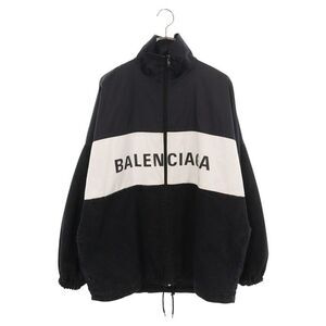 BALENCIAGA ジャンパー ブラック/ホワイト バレンシアガ 19AW コットン×ポリエステル ジャケット 54 メンズ